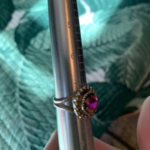 Simply obsessed dainty colorful ring